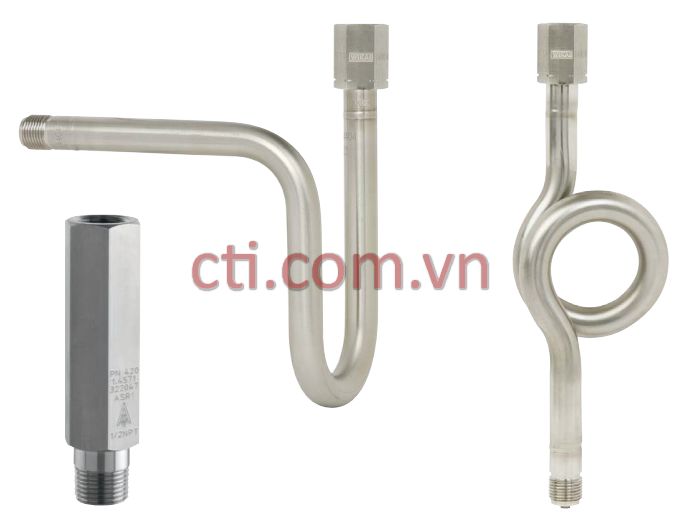 Phân biệt ống Syphon WIKA chữ U và dạng kèn Trumpet
